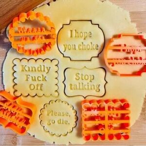 Funny Cookie Cutters - 4 pieces